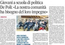 Giovani a scuola di politica. De Poli: “La nostra comunità ha bisogno del loro impegno” – Gazzettino