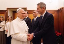 Papa Leone XIV in visita al Senato