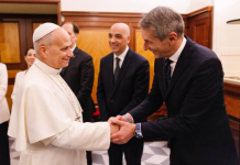 Papa Leone XIV in visita al Senato