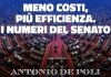 Meno costi, più efficienza. I numeri del Senato – NAZIONALE